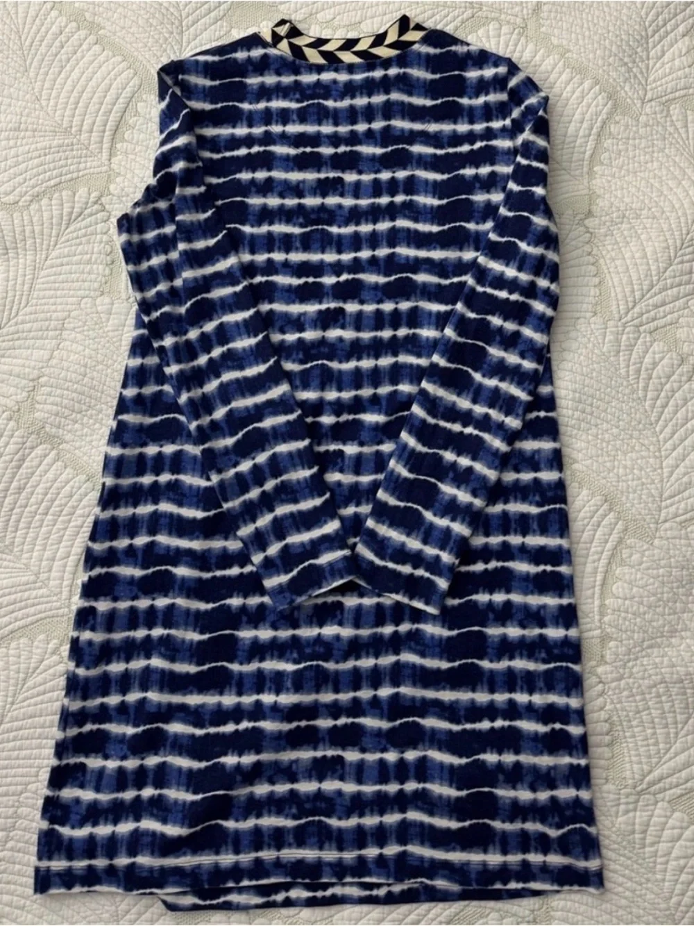 Tory Burch Navy Tie-Dye Hollie Dress-Size M